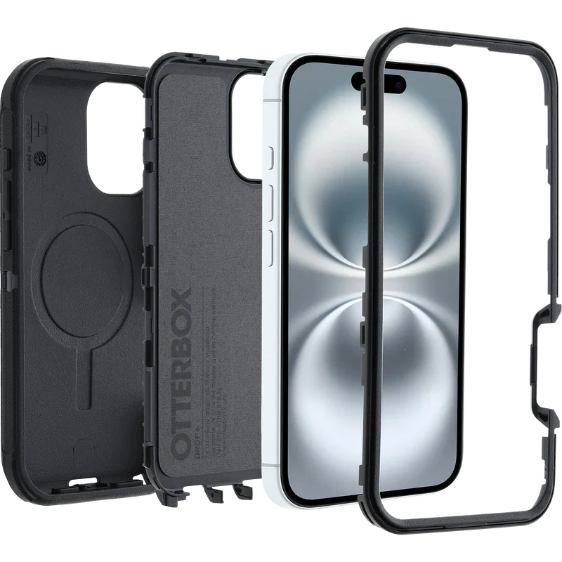 OtterBox Defender (MagSafe) Case for iPhone 16 6.1" - Black