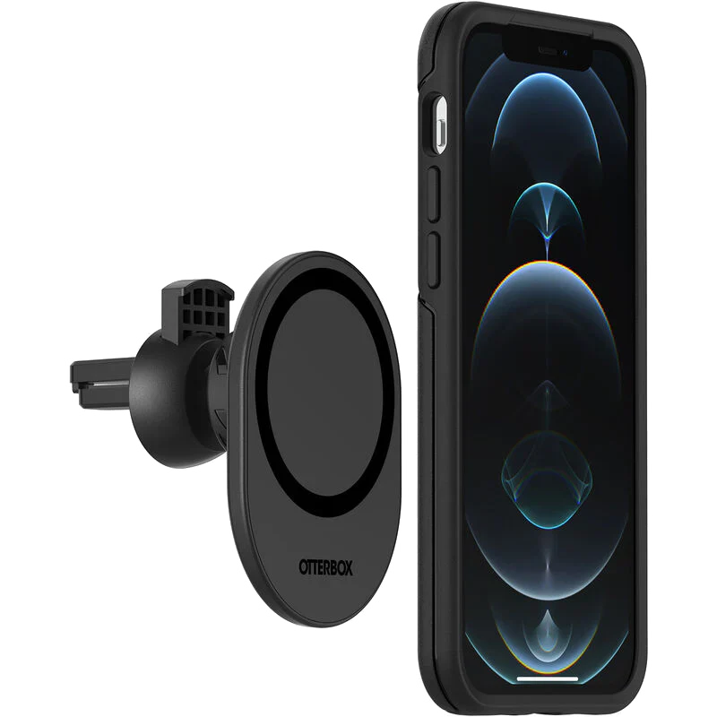 OtterBox - CAR VEBT MOUNT W/ MAGESAFE - BLACK