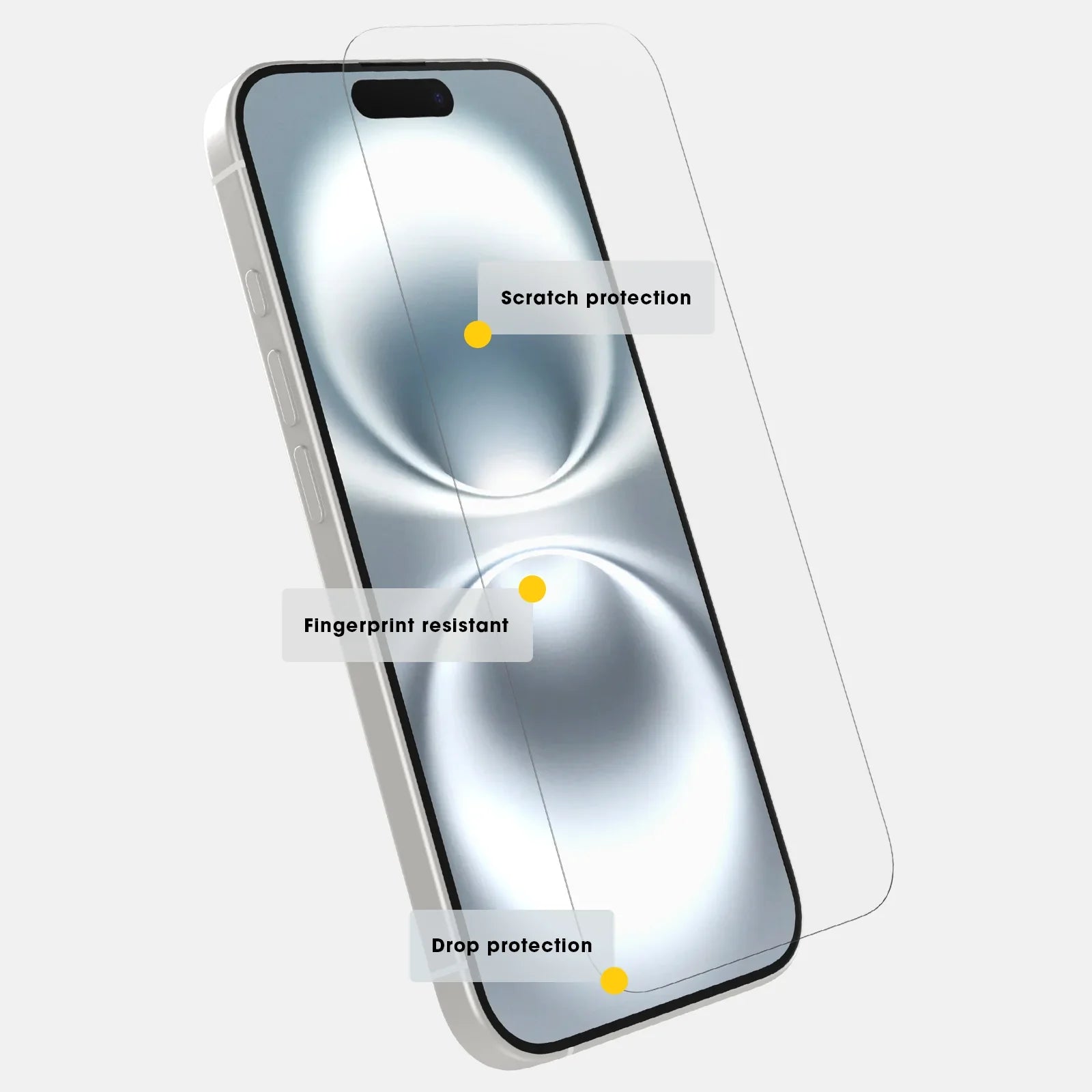 OtterBox Glass Screen Protector - iPhone 15 / 16 / 16e - Clear