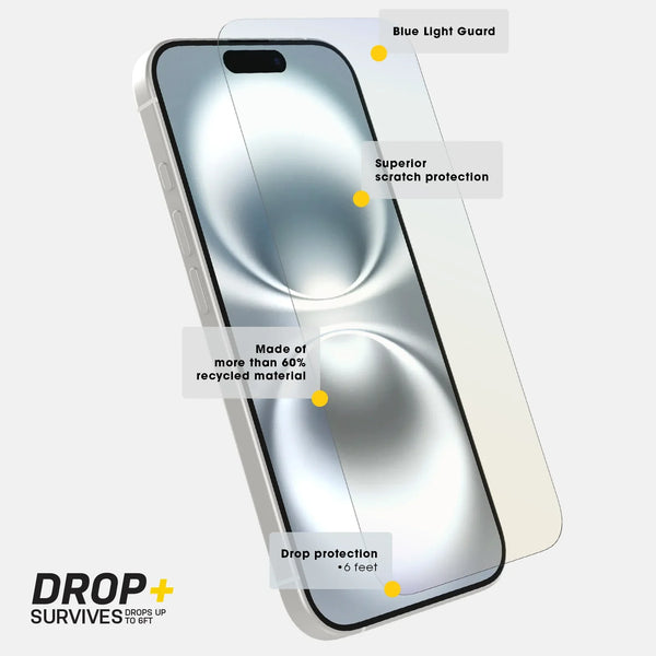 OtterBox Premium Pro Glass Protector - iPhone 16 Pro Max - Blue Light