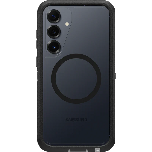 OtterBox Defender XT Clear with Magnets Case - Samsung S25 Plus 5G - Dark Side (Clear/Black)