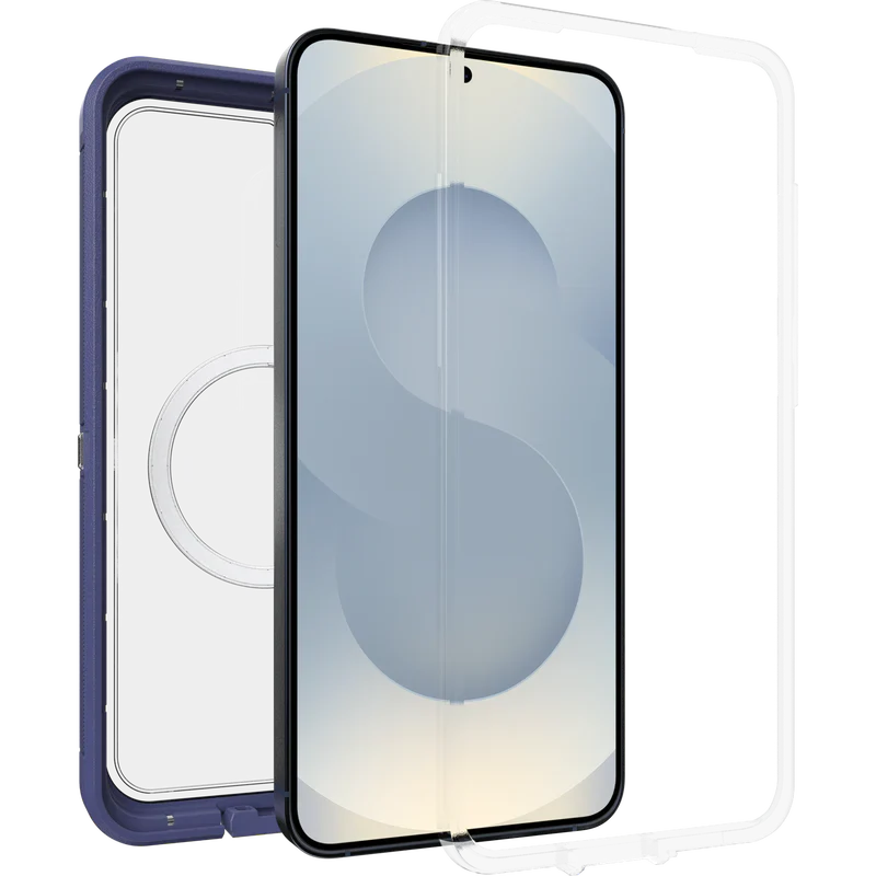 OtterBox Defender XT Clear with Magnets Case - Samsung S25 5G - Denver Dusk Purple
