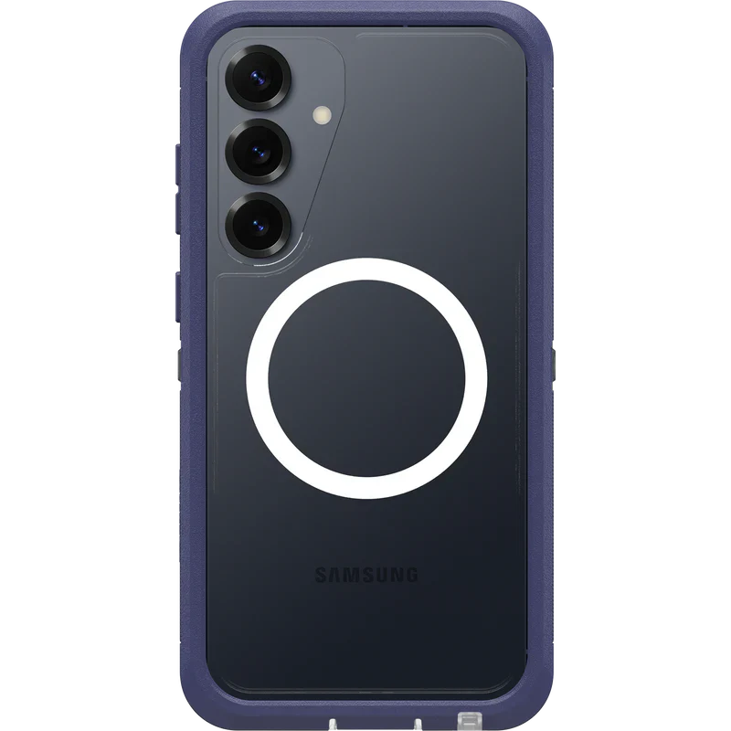 OtterBox Defender XT Clear with Magnets Case - Samsung S25 5G - Denver Dusk Purple
