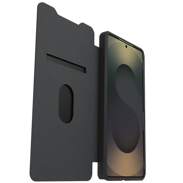 OtterBox React Folio Case - Samsung S25 Ultra - Black Crystal