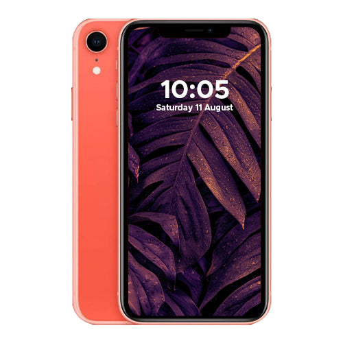 Refurbished Apple iPhone XR 128GB 4G LTE (6 Months Limited Seller Warranty) Coral