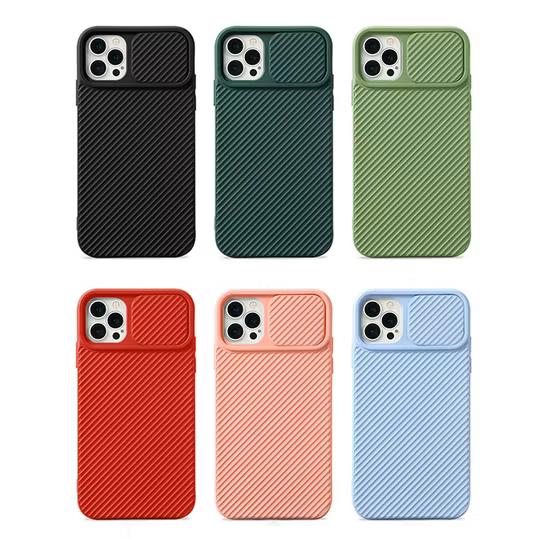 SLIDE LENS CAMERA PROTECTION CASE APPLE iPhone 12 Pro Max - RED - EOL