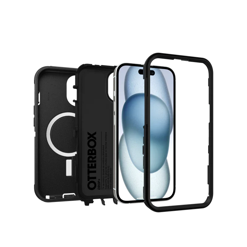 OtterBox Defender (MagSafe) Case for iPhone 16e / 15 / 14 / 13 - Black