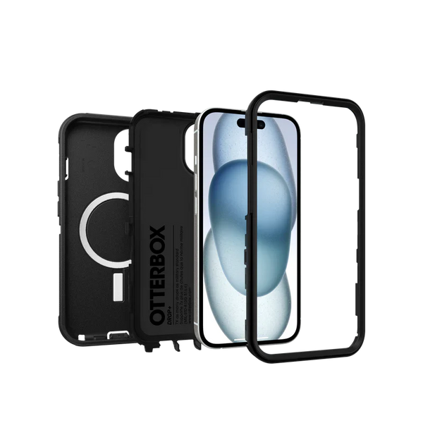 OtterBox Defender (MagSafe) Case for iPhone 16e / 15 / 14 / 13 - Black