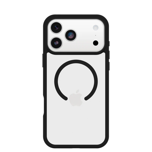 OtterBox React MagSafe Case - iPhone 17 Pro (Black Crystal)